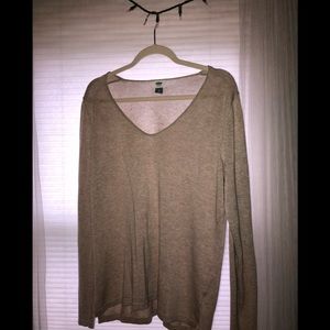 V Neck Sweater Top